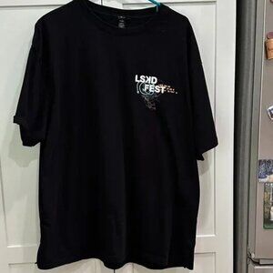 LSKD Fest T-Shirt, Women's XL, Black, Short Sleeved